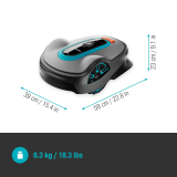 Gardena M�hroboter smart SILENO Life 1500 m� Set Innovative LONA AI Technologie