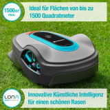 Gardena M�hroboter smart SILENO Life 1500 m� Set Innovative LONA AI Technologie